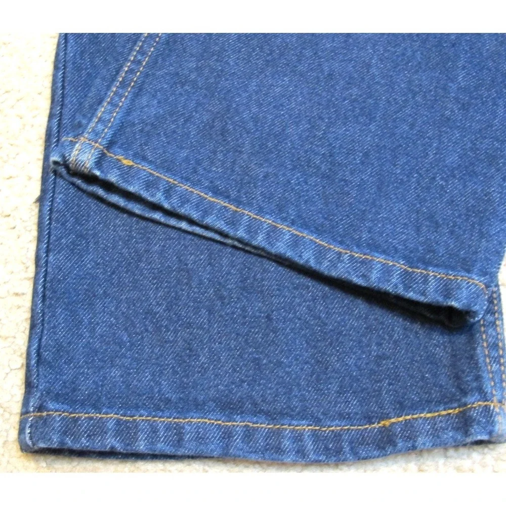 Levi's Blue 505 Regular Fit Straight Denim Dark Wash Jeans‎ Men's Size 36 x 32